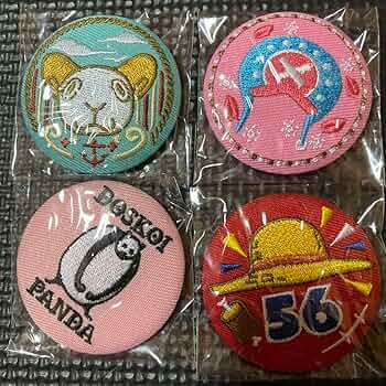 ワンピース ONE PIECE 刺繍缶バッジ セット ワンピース】刺繍缶バッジ Vol.1（全12種ランダム1個）: 雑貨
